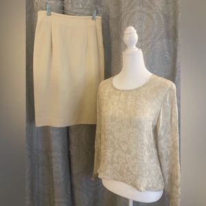 Bill Burns 2 Piece Women’s Tunic & Skirt Set Size 4- LIKE NEW!